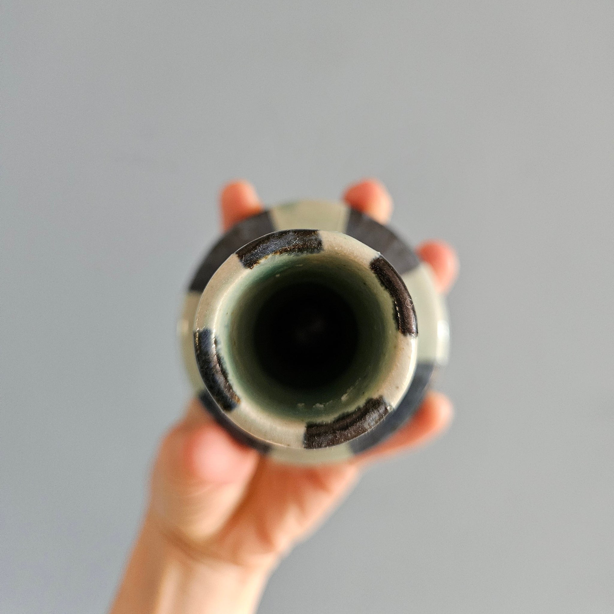 Checkered Candlestick holder